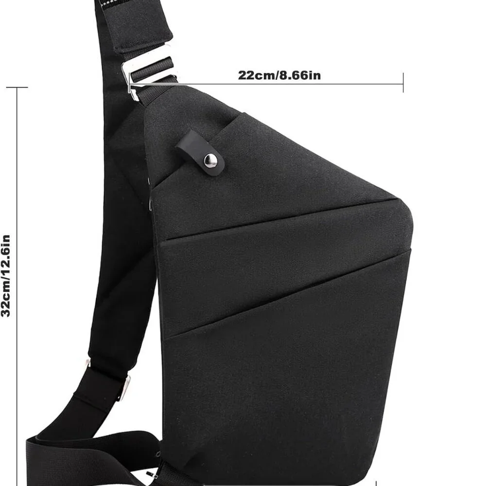Anti Theft Travel Bag Nylon Large Capacity Cross-body Sling for Travel